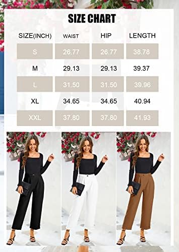 Дамски Модел Панталони Febriajuce, по-Леки Работни Панталони до Глезените, Бизнес Ежедневни Панталони за Пътуване