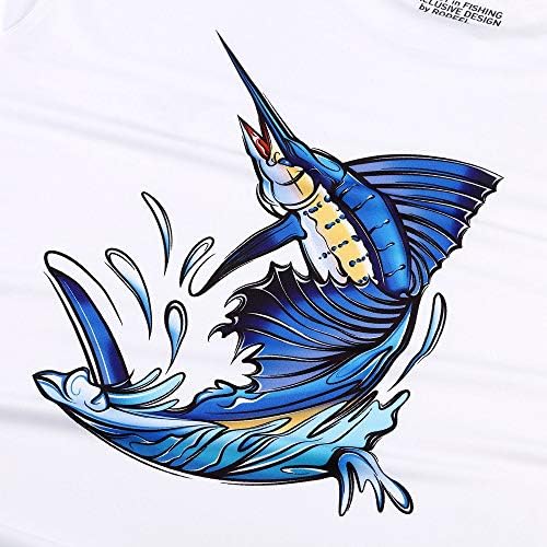 Мъжка Риза за Риболов Rodeel Marlin Премиум-клас с Защита от Слънцето + 50 UPF, Дишаща Тениска с Дълъг Ръкав