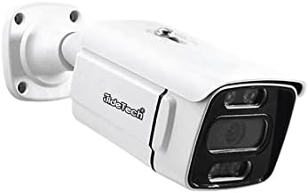 Градинска помещение JideTech HD 5MP POE IP камера за сигурност с резолюция 2592x1944P, двупосочна аудио,