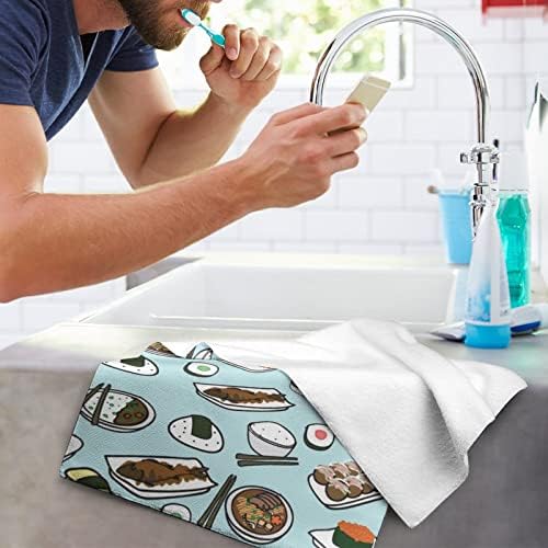 Кърпа за миене на съдове с шарките на суши 28,7 х 13,8, Кърпички За Лице От най-добрите Влакна, Добре Абсорбиращи