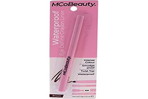 Водоустойчива очна линия MCoBeauty Eye Define Crayon liner четки - Гладко се нанася, създаване на ясна, интензивна линия