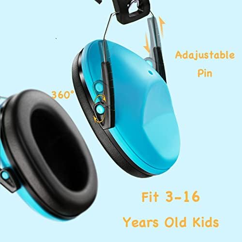 Слушалките с Шумопотискане за деца, Защита на ушите на бебето 26 db, Регулируеми Слушалки с Шумопотискане за деца 3-16