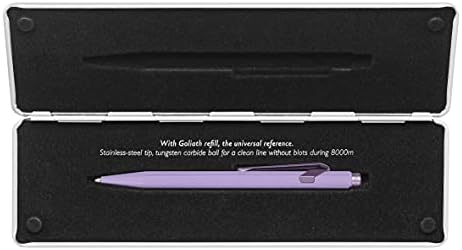 Химикалка химикалка Caran d ' Ache NF0849-567 на маслена основа, Крем Вашият стил, 3-то издание, Лилаво, Лимитирана серия