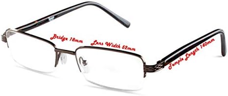 Технически характеристики на мъжки слънчеви очила за четене в полукръгла рамки, съдържание на пакета Value, всички видове