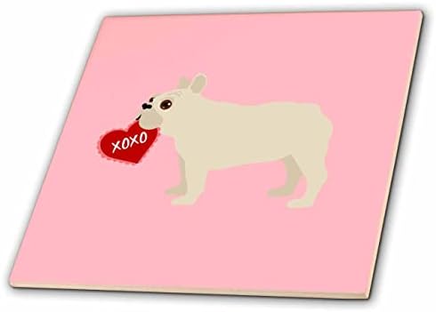 3. Плочки за кучета Valentine XOXO за френски булдог цвят fawn (ct_354300_1)