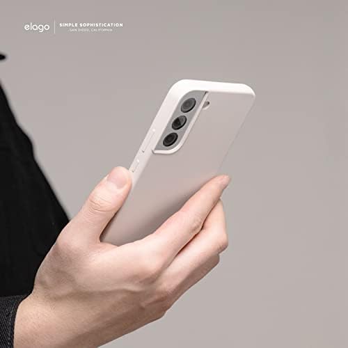 elago е Съвместим с калъф Samsung Galaxy S22 - Калъф от течен силикон, защитен калъф за камера на цял екран, устойчив на