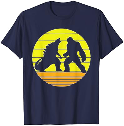 Тениска #GodzillaVSKong Sunset Battle от #GodzillaVSKong