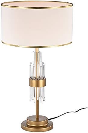 Склад настолна лампа Tiffany TM170/1 Katte Matte Gold 1-Light с филтър и железен барабан абажуром