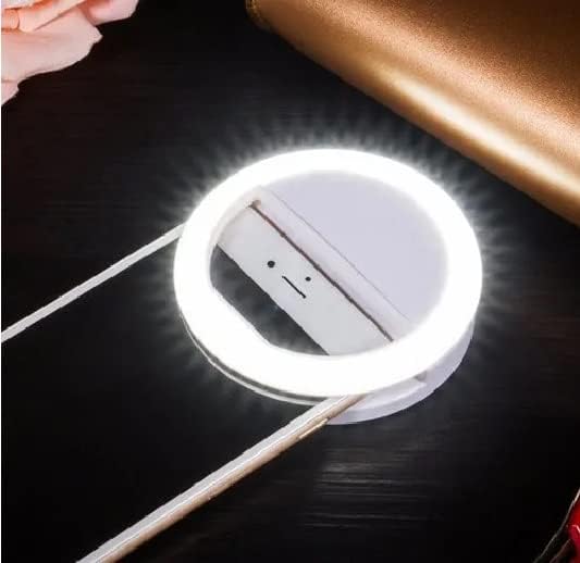 Достъпен и лесен за използване, лампа за селфи за iPhone и Android, Джобно Зажимное пръстен, Акумулаторна батерия