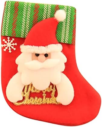 Куки с необичайно украшение Kehome, за да проверите за коледна украса, Коледни Чорапи, Украси за коледната