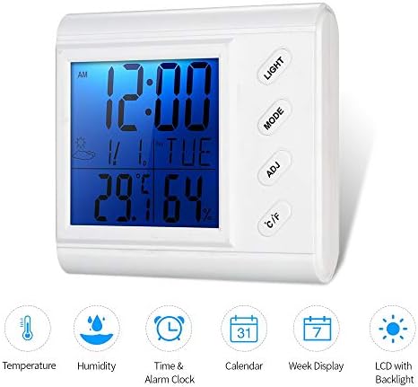 YASEZ LCD дигитален термометър-влагомер за стая, стайна температура, машина за висока точност термометър и влагомер с
