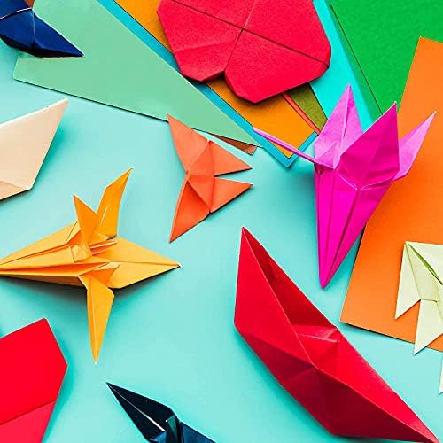 Хартия за оригами ILiturtle | 385 бр. елементи | 200-листа, двустранен, хартия за оригами и 85 листа лазерна хартия | хартия