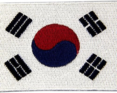 Флаг На Южна Корея, На Бродирани Корейската Национална Емблема, Шир На Зашит Нашивке