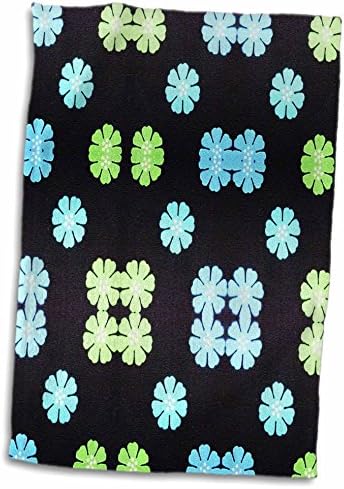 Кърпи 3dRose Florene Contemporary с абстрактен дизайн и флорални принтом (twl-24556-1)
