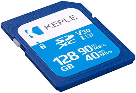 128 GB SD карта Високоскоростна карта памет от клас 10, съвместима с Nikon D3100, D3300, D3400, D5100, D5300, D5500, D5600,