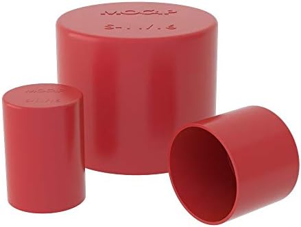 Директни пластмасови капачки - Директен капачка от полиетилен ниско налягане 4.115 (104.5 мм) x 1.000 (25.4 мм) Червен