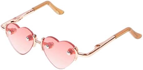 ZHJBD Модни Слънчеви очила без рамки във формата на сърце, Очила за 1/3 BJD SD DOD YOSD Аксесоари LUTS 4coding/501