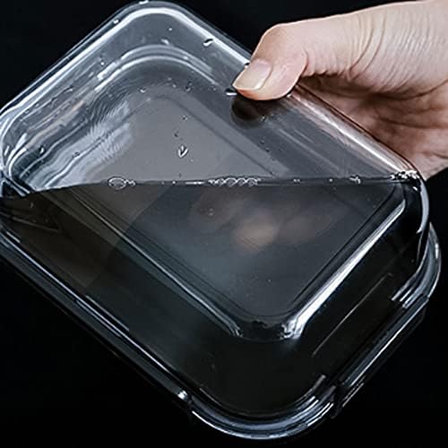 LAKIKAbdh Bento Box Стъклени Съдове за съхранение на храна с Капаци за Кухня, могат да се Настанят Плодове, Може да се
