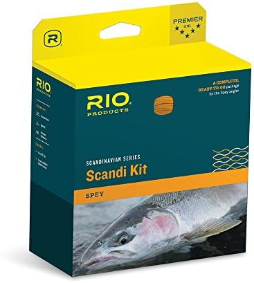 Риболов линия за Риболов риболов, летят Rio Scandia Shad Kit 9 риболов линия за риболов на сьомга/Оранжево
