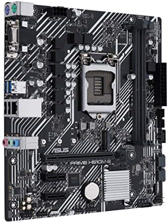 Дънна платка ASUS Prime H510M-E LGA1200 (Intel® 11-10-то поколение) Micro-ATX (PCIe 4.0, слот M. 2, 1 Gb локална