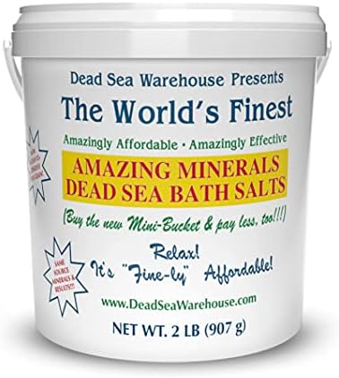 Склад на Мъртво море -Соли за вана Amazing Минерали от Мъртво море, Минерална Лечебна Сол за вана, Детоксифицирующая
