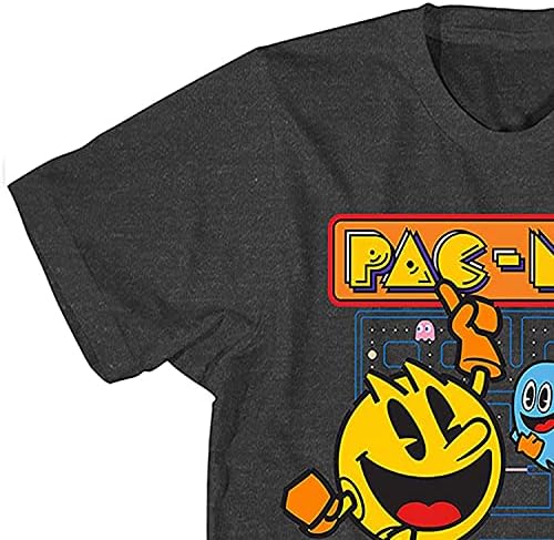 Официална тениска за видео игри Pac-Man описание: Pacman - Официална фланелка Namco Atari