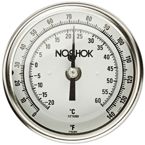 Двухшкальный биметаллический Термометър от неръждаема Стомана серия NOSHOK от Серията 300 304 с Регулируем