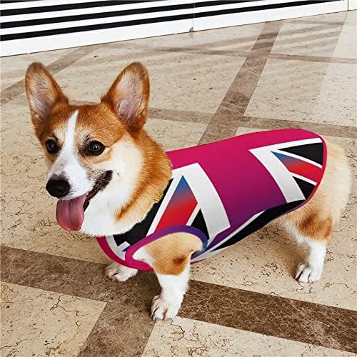 Юниън Джак Знамена на Англия Жилетка за Кучета Пуловер Hoody за Домашни Любимци Яке за Кучета Облекло за Малки до Средни