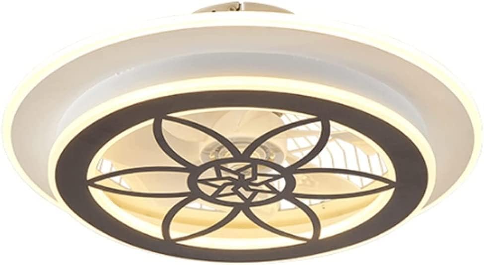 Ventilador de Techo 23-Инчов Led вентилатор на Тавана, за Скрит монтаж, Тавана лампа, с регулируема яркост, Кръгла Лампа