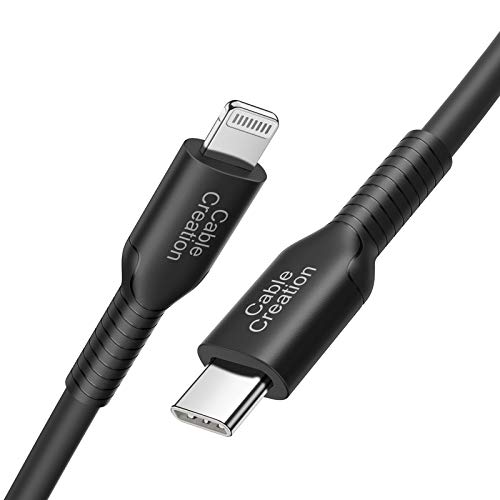 Създаване на USB кабел C до кабела Lightning дължина от 6 фута, зарядно устройство за iPhone 13 [сертифициран от Пфи], кабел Type C до Гръмотевична за бързо зареждане PD и синхрониз?