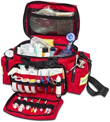 Луксозни чанти EMS Light Bag Чанта за спешна помощ | е Основна система за поддържане на живота | Първа помощ | Чанта EMT | Комплект за първа помощ (Жълт)