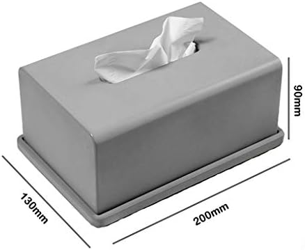 Кутия за Салфетки /Притежателя на Черната Правоъгълна Кутия за Салфетки Притежателя с Чекмедже Домакински Плот за Баня