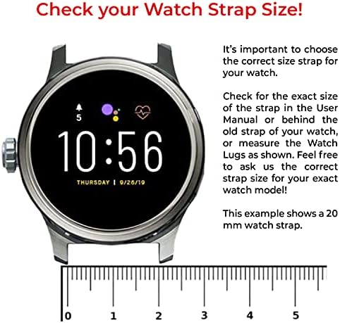 Быстросъемный каишка за часовник ONE ECHELON, съвместим с Samsung Galaxy Watch Active 2, 44-мм силикон каишка за часовник