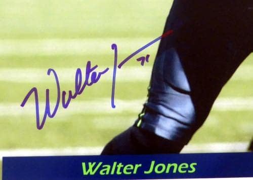 Снимка на Уолтър Джоунс в рамката на 16x20 с автограф Seattle Seahawks MCS Holo С източване 200381 - Снимки NFL с автограф
