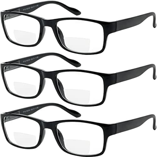 Бифокални Очила за четене за Мъже и Жени, Правоъгълни Мультифокальные Ридеры с кутия пролетта панти, Ретро Дизайн