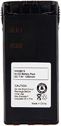 7,4 По 1300 mah Ni-CD батерия, съвместим с Motorola HNN9008 HNN9009 HNN9012 HNN9013 HT1250 HT1225 HT750 GP340