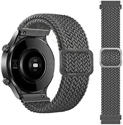 DAIKMZ Плетени въжета за Ticwatch Pro 3 GPS 20-22 мм смарт часовници Въжета за Ticwatch Pro 2020/GTX/E2/S2 Взаимозаменяеми