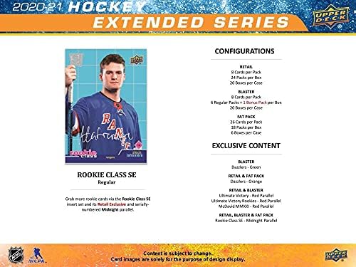 Кутия за хокей на blasters подобрената серия NHL на горната палуба 2020/21 (7 бр. /bx)