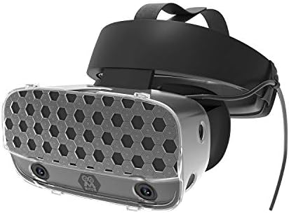 Предпазител за слушалки AMVR VR, лека и издръжлива чанта за аксесоари Oculus Rift S, предотвратяване на удар и драскотини (Бял)