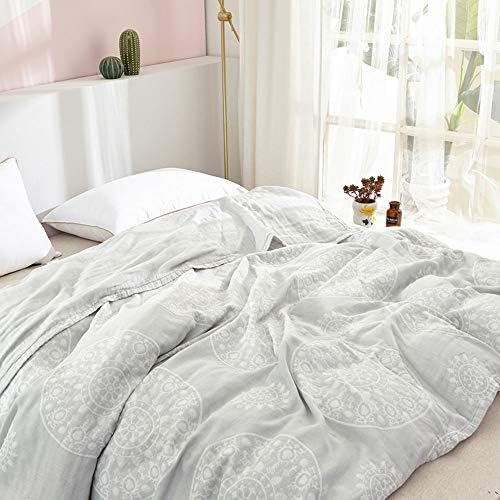 UniDes Меко Лесно Муслиновое Памучни Одеяло Full/Queen (78 x 90), Покривки за легла, мека мебел и диван комплекти,