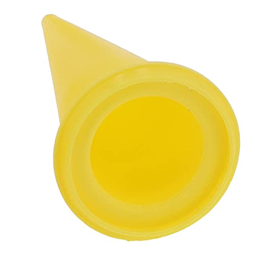 Иновативна пролет конус наставка, Инструмент за конопатки Жълта Пластмасова конусовидна дюза, за подобряване на ефекта от използването
