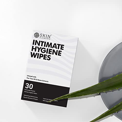 Кърпички за интимна хигиена Skin Elements | Кърпички с Балансирано рН и с масло от Чаено дърво | Предотвратява