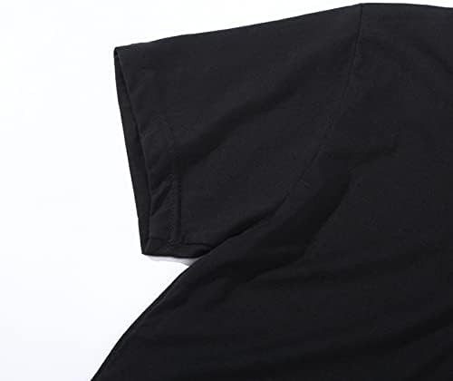 CHAIRAY Kpop Търговски Тениски за Жени Jungkook Jimin Suga V Рап Джин Jhope Ризи с Къс Ръкав Ежедневни Тениска Черен