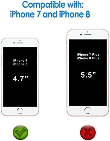 Защитно фолио JETech за iPhone 7/8, 4.7 инча, изработени от закалено Стъкло, 2 опаковки
