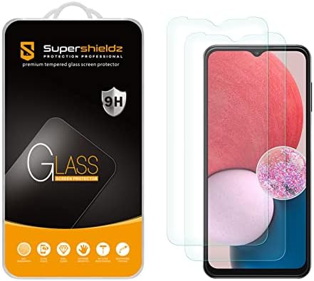 (2 опаковки) Supershieldz е Предназначен за Samsung Galaxy A14 5G Протектор на екрана от закалено стъкло, защита от надраскване,