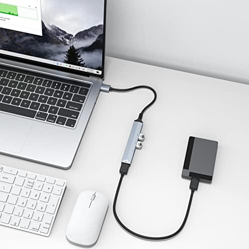 За разширяване на USB хъб, 4-Портов Удължител хъб USB 3.0, Ултра-USB-ХЪБ за пренос на данни, Влак адаптер за разширяване на