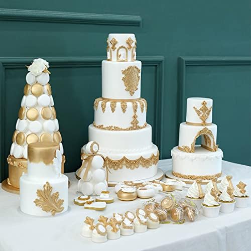 20 Бели опорните пръти за торта и 12 Прозрачни вещества за торта с 4 Части на Разделителната табла за торта, Пластмасови