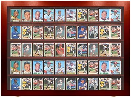 Витрина за спортни картички PENNZONI, с Капацитет 50 Неподбрани спортни Картички, Витрина За бейзболни Картички,