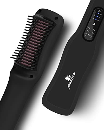 Безжична изправяне на коса MEXITOP - малко утюжок за изправяне на коса с керамично отопление, която се презарежда чрез USB,