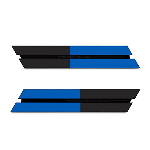 Дизайн на своята практика за главата Официално Лицензиран Inter Milan Синьо-черен Винил стикер с пълна логото, чанта за игра кожа, Съвместим с конзола Sony PlayStation 4 PS4 и комп